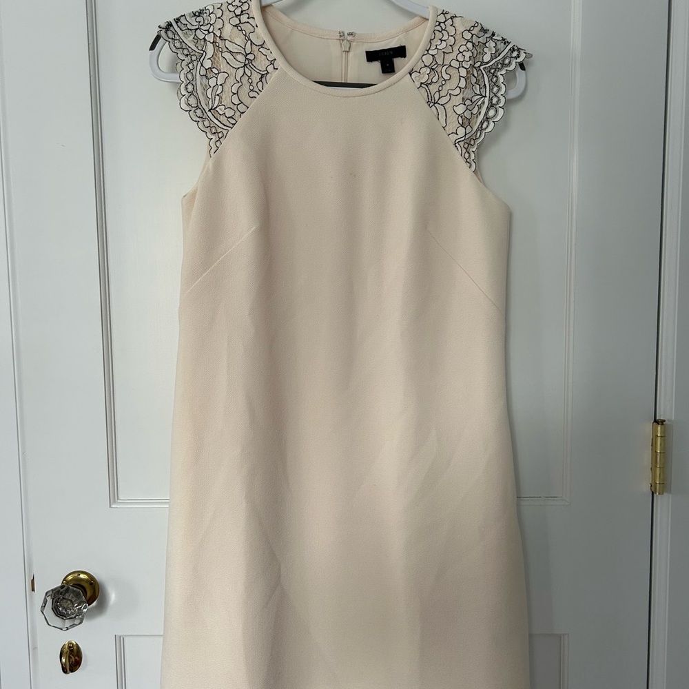 Ivory mini dress, size 6